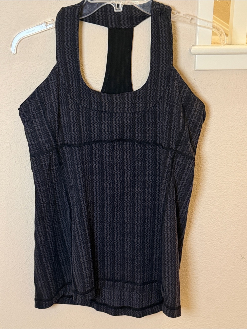 Lululemon Black/Charcoal Women's Racerback Tank Top